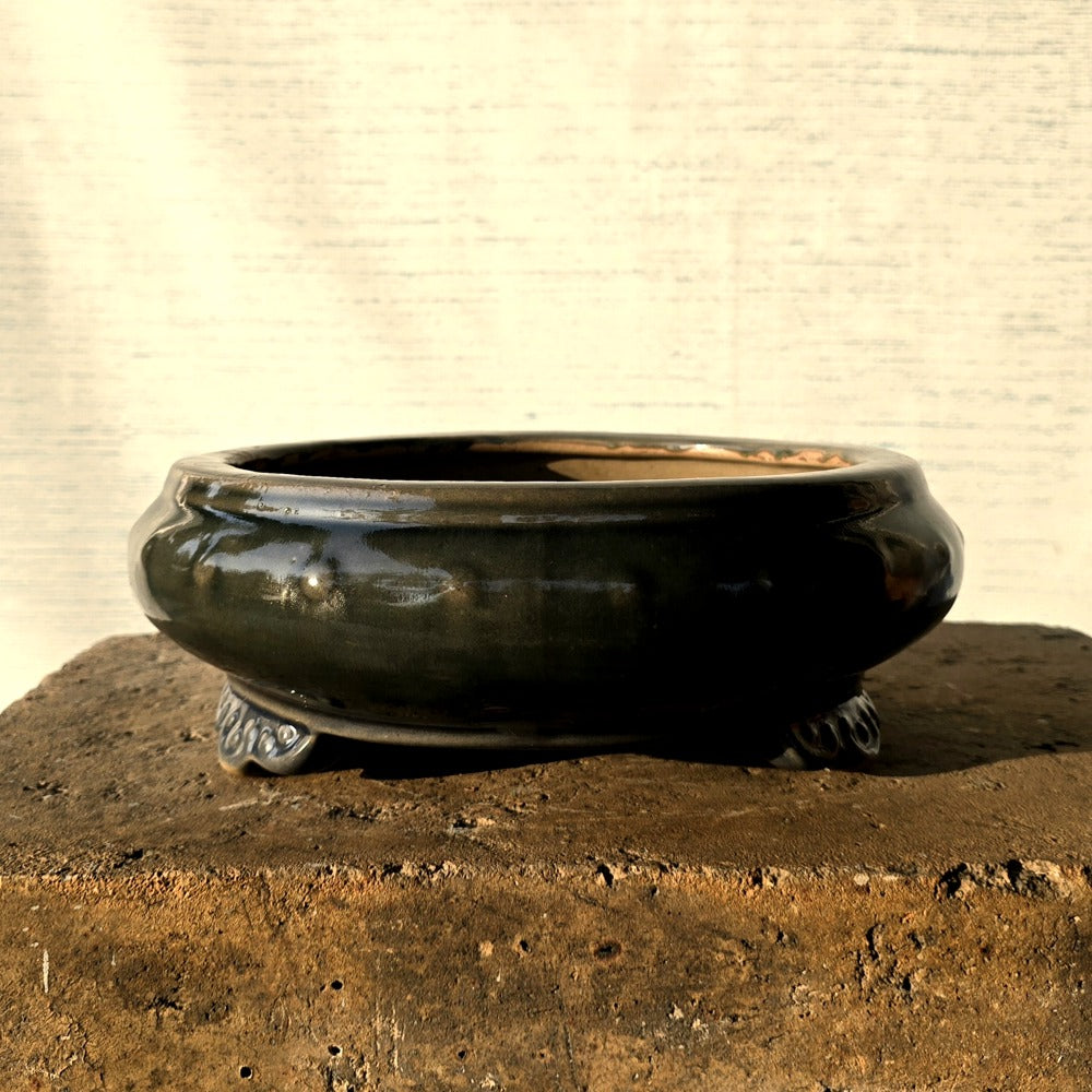 Round Bonsai Pot 21cm x 10cm