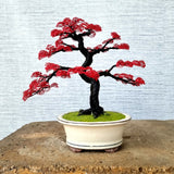 Wire Bonsai Tree Black & Red
