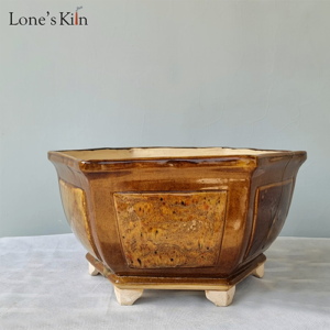 Lone’s kiln bonsai pots